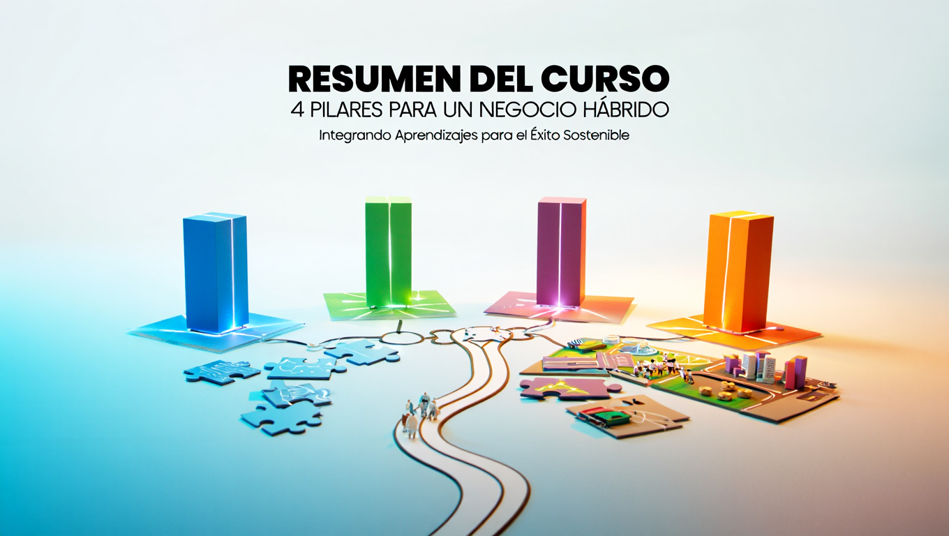Los 4 PILARES PARA UN NEGOCIO «HÍBRIDO»