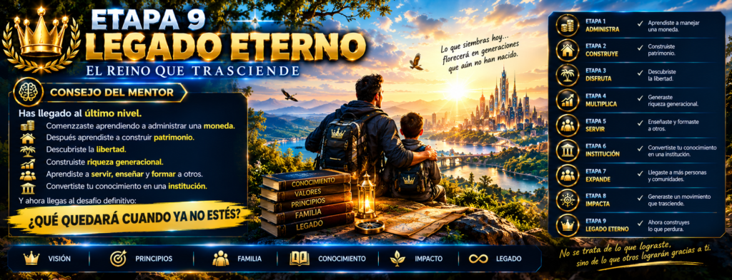 Etapa 9 a Legado eterno la visión que trasciende